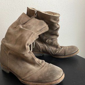 Allsaints Suede Tan Boots
